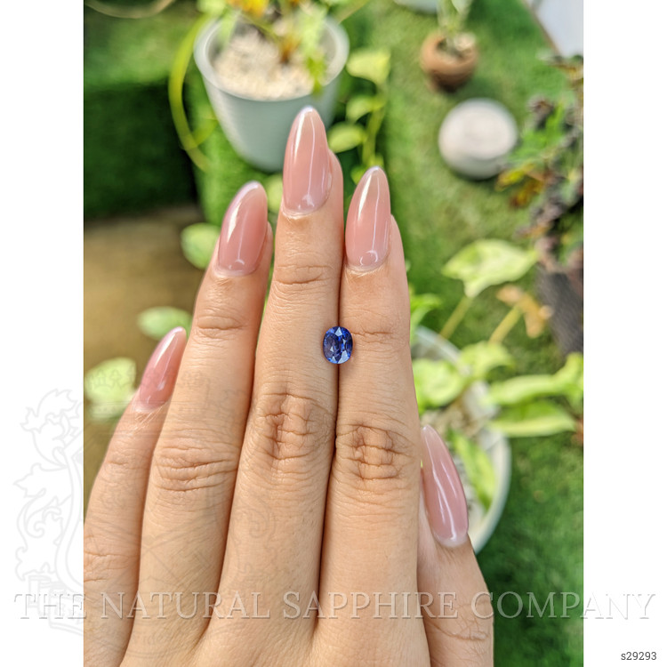 1.39 Ct. Blue Sapphire from Ceylon (Sri Lanka)
