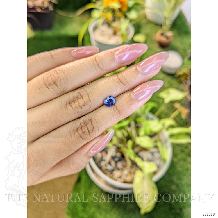 1.06 Ct. Blue Sapphire from Ceylon (Sri Lanka)