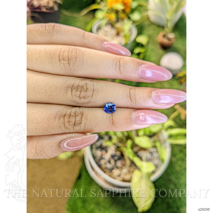 1.06 Ct. Blue Sapphire from Ceylon (Sri Lanka)