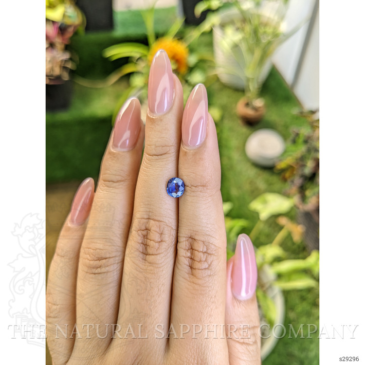 1.15 Ct. Blue Sapphire from Ceylon (Sri Lanka)