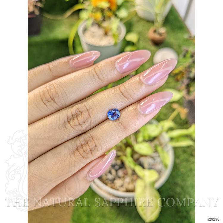 1.15 Ct. Blue Sapphire from Ceylon (Sri Lanka)
