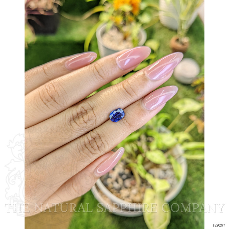 1.39 Ct. Blue Sapphire from Ceylon (Sri Lanka)
