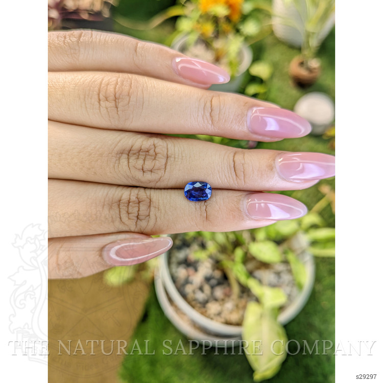 1.39 Ct. Blue Sapphire from Ceylon (Sri Lanka)