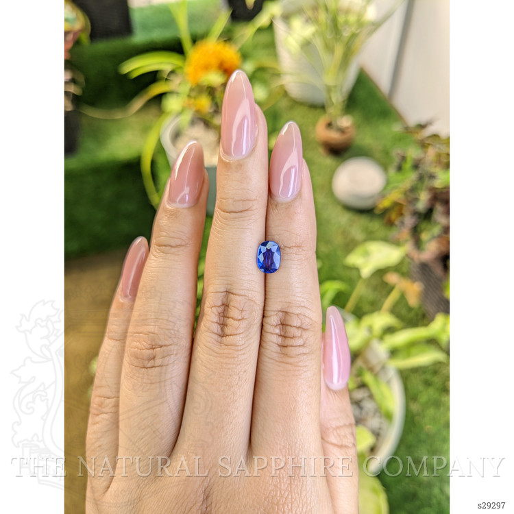 1.39 Ct. Blue Sapphire from Ceylon (Sri Lanka)