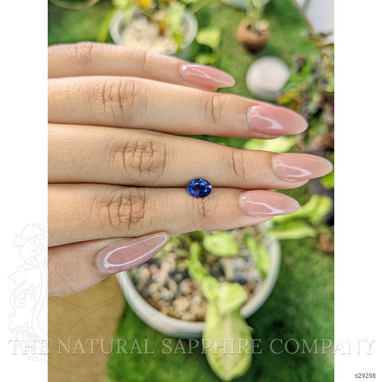 1.05 Ct. Blue Sapphire from Ceylon (Sri Lanka)