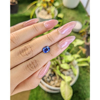 1.69 Ct. Blue Sapphire from Ceylon (Sri Lanka) Life Style