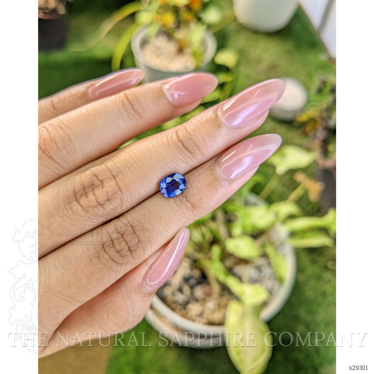 1.69 Ct. Blue Sapphire from Ceylon (Sri Lanka)