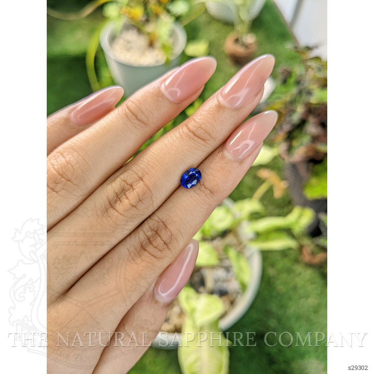 1.09 Ct. Blue Sapphire from Ceylon (Sri Lanka)