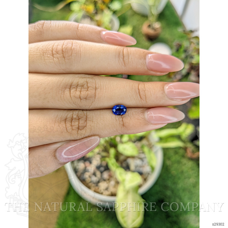 1.09 Ct. Blue Sapphire from Ceylon (Sri Lanka)