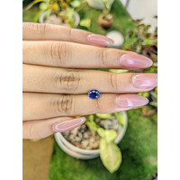 1.04 Ct. Blue Sapphire from Ceylon (Sri Lanka) Life Style