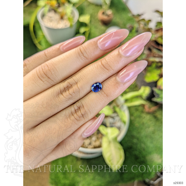 1.04 Ct. Blue Sapphire from Ceylon (Sri Lanka)