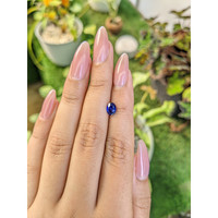 0.99 Ct. Blue Sapphire from Ceylon (Sri Lanka) Life Style