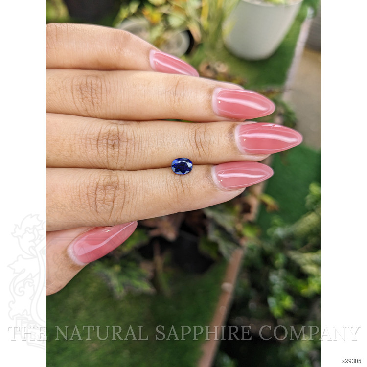 1.04 Ct. Blue Sapphire from Ceylon (Sri Lanka)