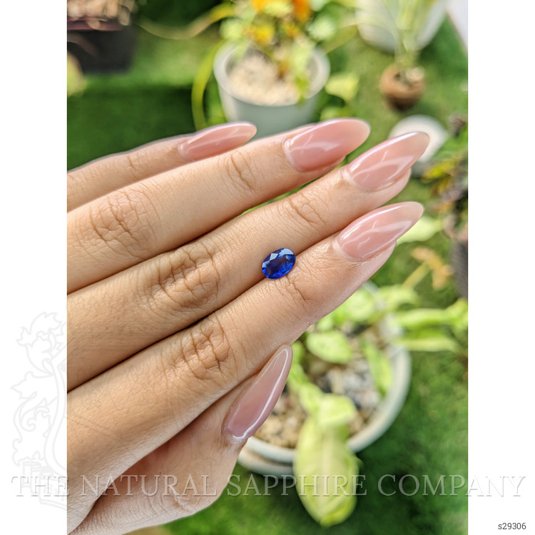 1.02 Ct. Blue Sapphire from Ceylon (Sri Lanka)