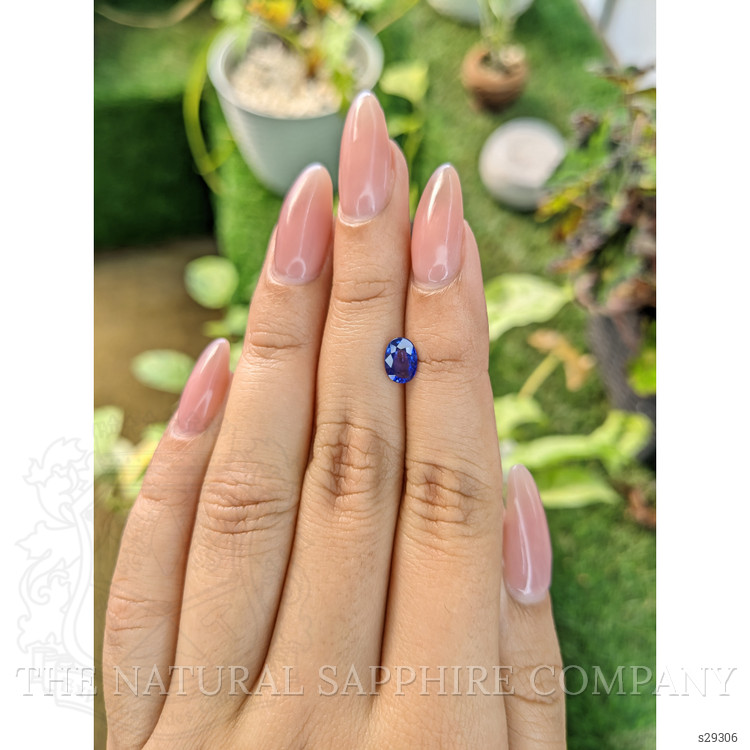 1.02 Ct. Blue Sapphire from Ceylon (Sri Lanka)