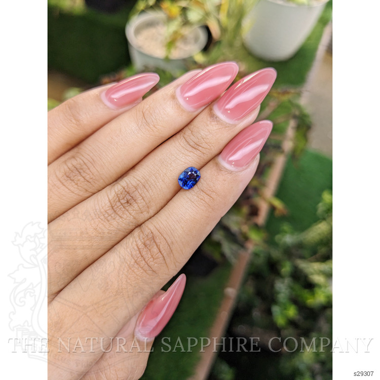 1.37 Ct. Blue Sapphire from Ceylon (Sri Lanka)