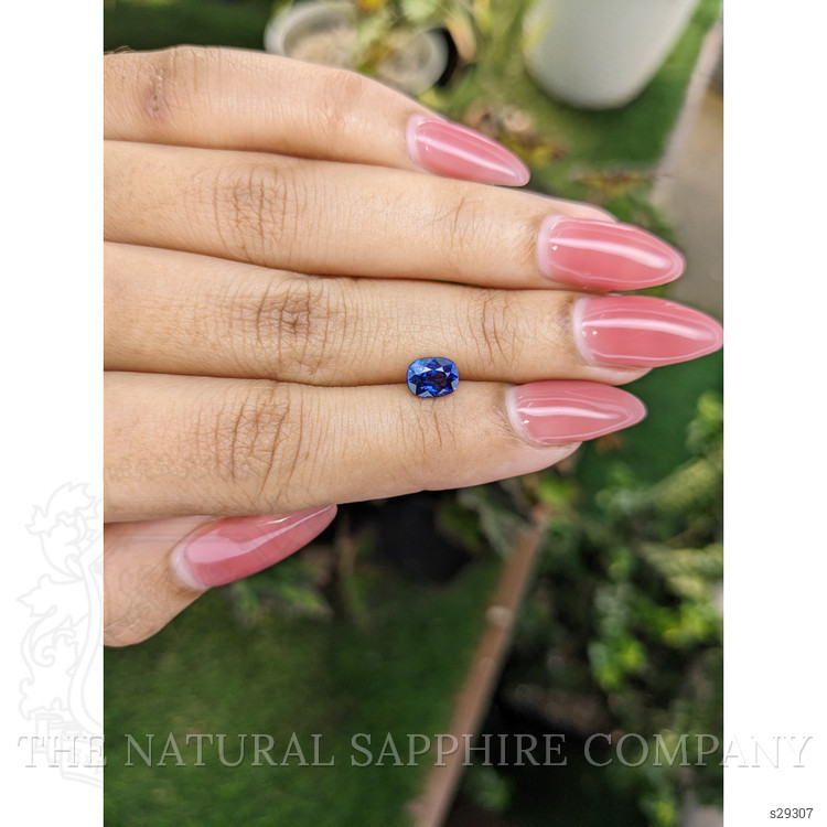 1.37 Ct. Blue Sapphire from Ceylon (Sri Lanka)