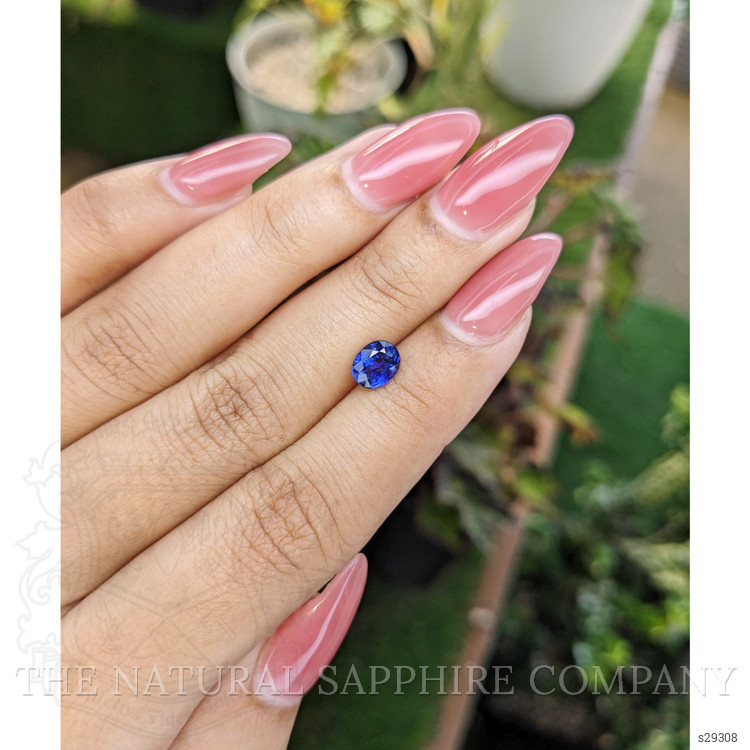 1.28 Ct. Blue Sapphire from Ceylon (Sri Lanka)