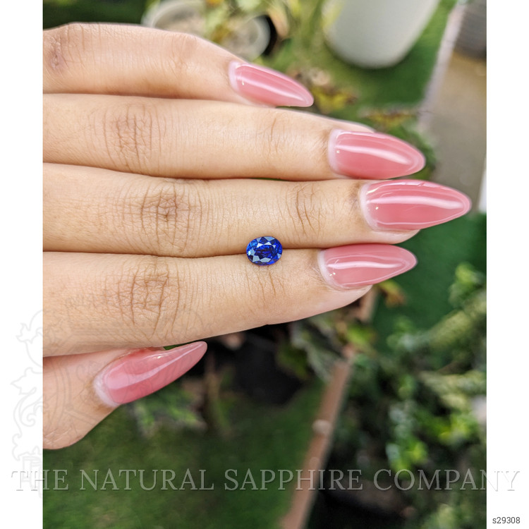 1.28 Ct. Blue Sapphire from Ceylon (Sri Lanka)