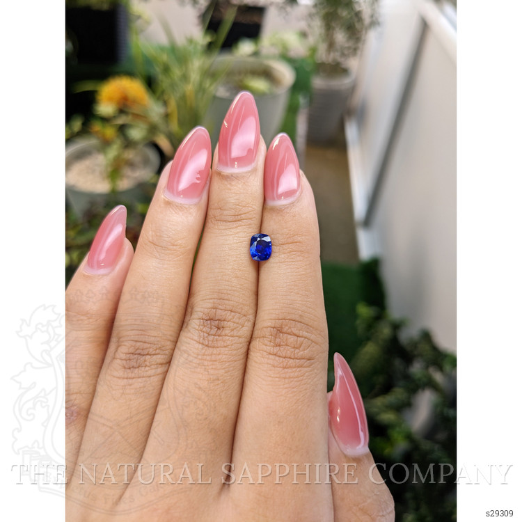 1.01 Ct. Blue Sapphire from Ceylon (Sri Lanka)