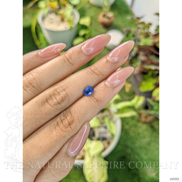 1.02 Ct. Blue Sapphire from Ceylon (Sri Lanka)