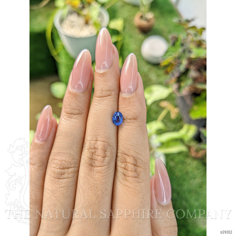 1.02 Ct. Blue Sapphire from Ceylon (Sri Lanka)