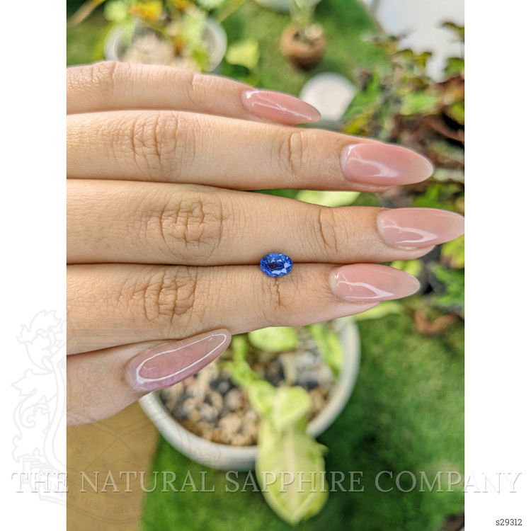 1.02 Ct. Blue Sapphire from Ceylon (Sri Lanka)