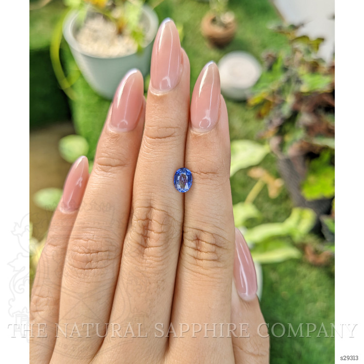 1.03 Ct. Blue Sapphire from Ceylon (Sri Lanka)