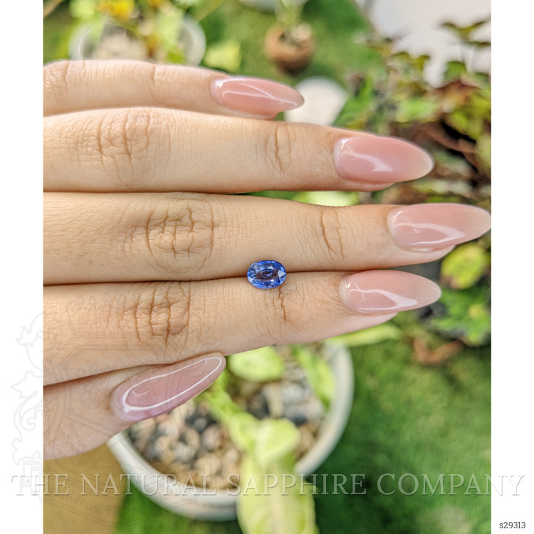 1.03 Ct. Blue Sapphire from Ceylon (Sri Lanka)