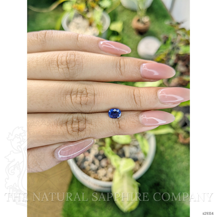 1.06 Ct. Blue Sapphire from Ceylon (Sri Lanka)