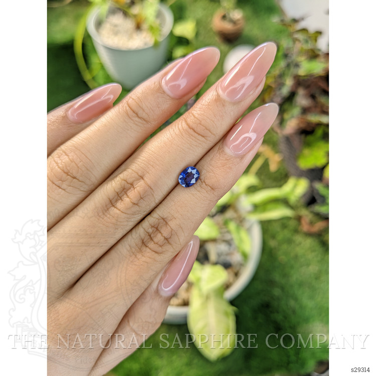1.06 Ct. Blue Sapphire from Ceylon (Sri Lanka)