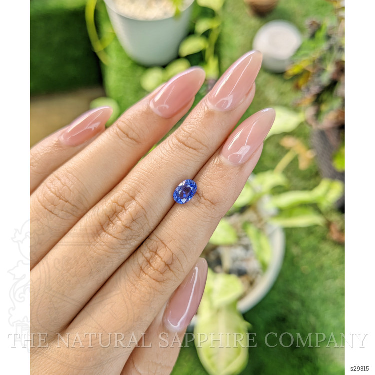 1.53 Ct. Blue Sapphire from Ceylon (Sri Lanka)