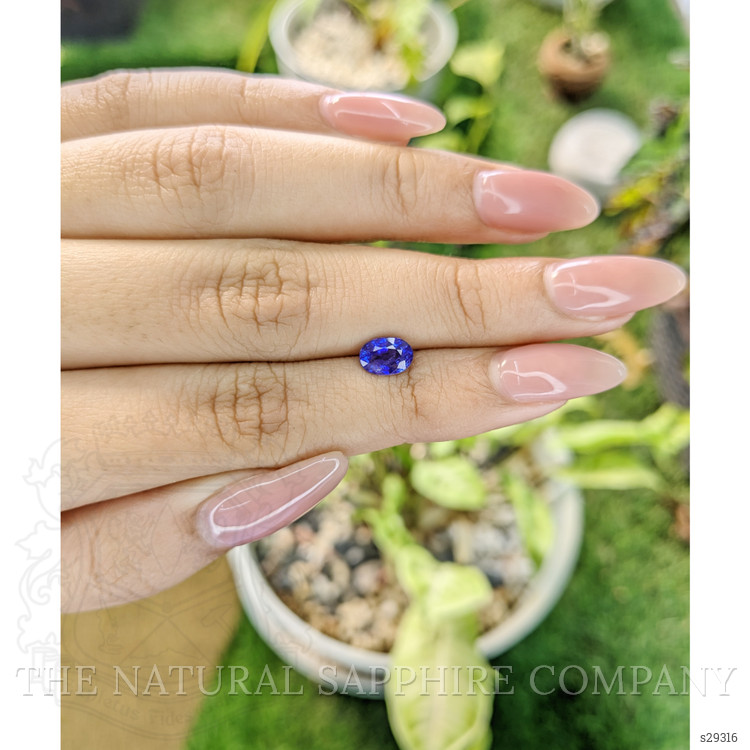 1.07 Ct. Blue Sapphire from Ceylon (Sri Lanka)