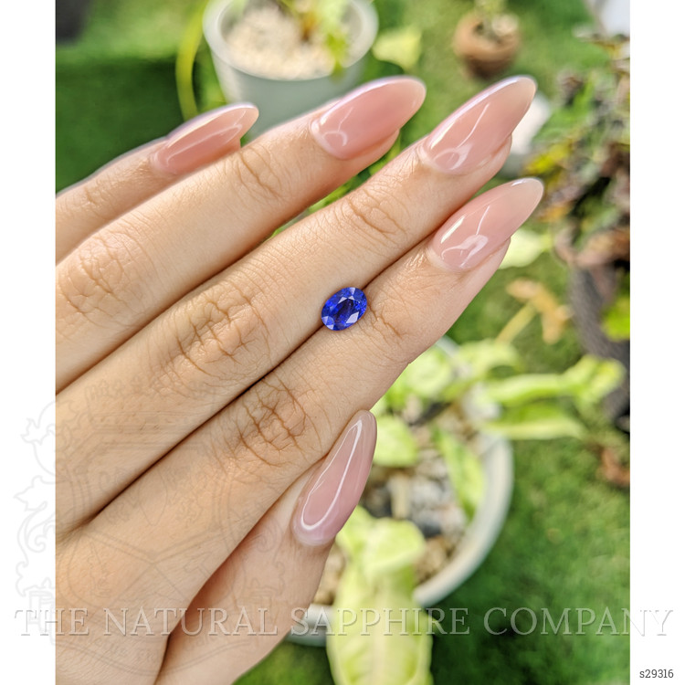 1.07 Ct. Blue Sapphire from Ceylon (Sri Lanka)