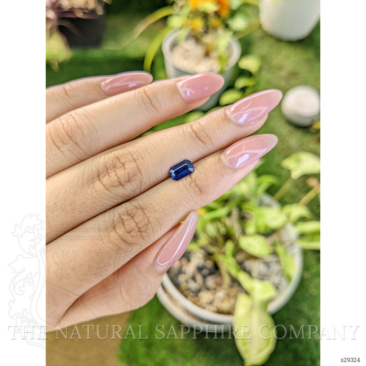 1.01 Ct. Blue Sapphire from Ceylon (Sri Lanka)