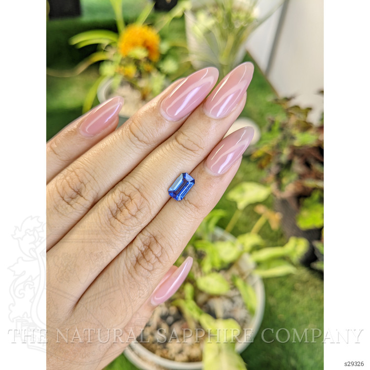 1.64 Ct. Blue Sapphire from Ceylon (Sri Lanka)
