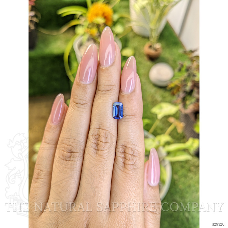 1.64 Ct. Blue Sapphire from Ceylon (Sri Lanka)