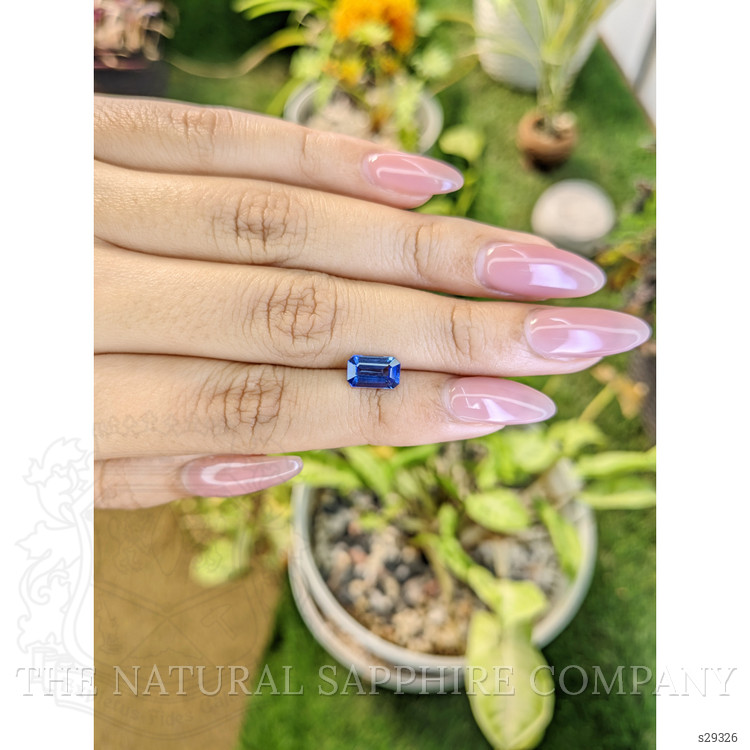 1.64 Ct. Blue Sapphire from Ceylon (Sri Lanka)
