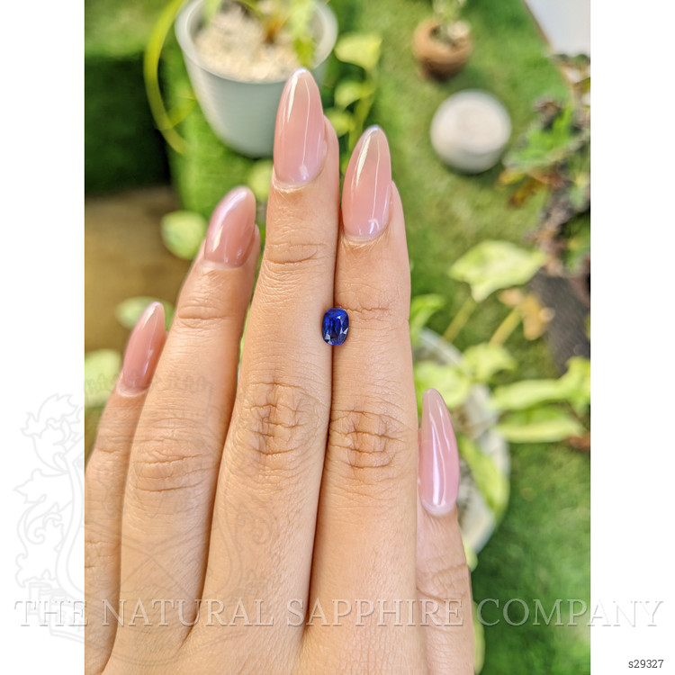 1.02 Ct. Blue Sapphire from Ceylon (Sri Lanka)