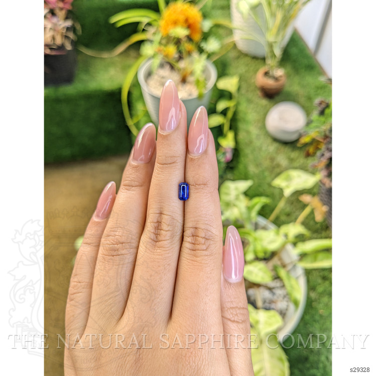 1.13 Ct. Blue Sapphire from Ceylon (Sri Lanka)