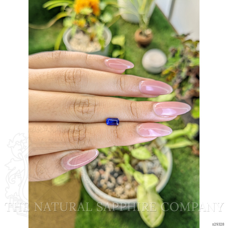 1.13 Ct. Blue Sapphire from Ceylon (Sri Lanka)