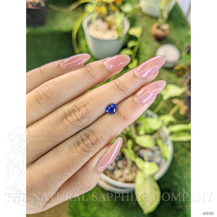 1.07 Ct. Blue Sapphire from Ceylon (Sri Lanka)