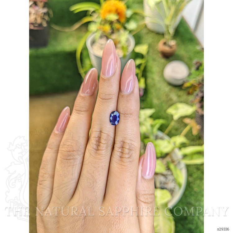 1.22 Ct. Blue Sapphire from Ceylon (Sri Lanka)