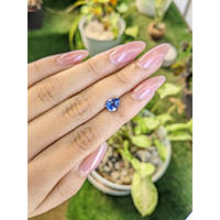 1.62 Ct. Blue Sapphire from Ceylon (Sri Lanka) Life Style