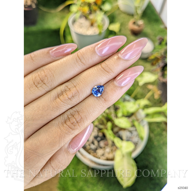 1.62 Ct. Blue Sapphire from Ceylon (Sri Lanka)