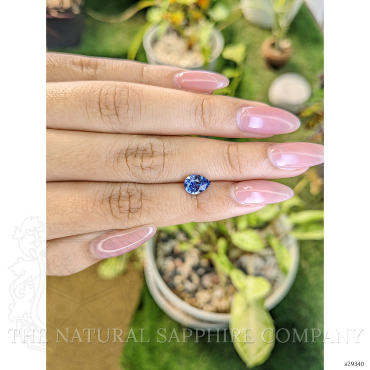 1.62 Ct. Blue Sapphire from Ceylon (Sri Lanka)