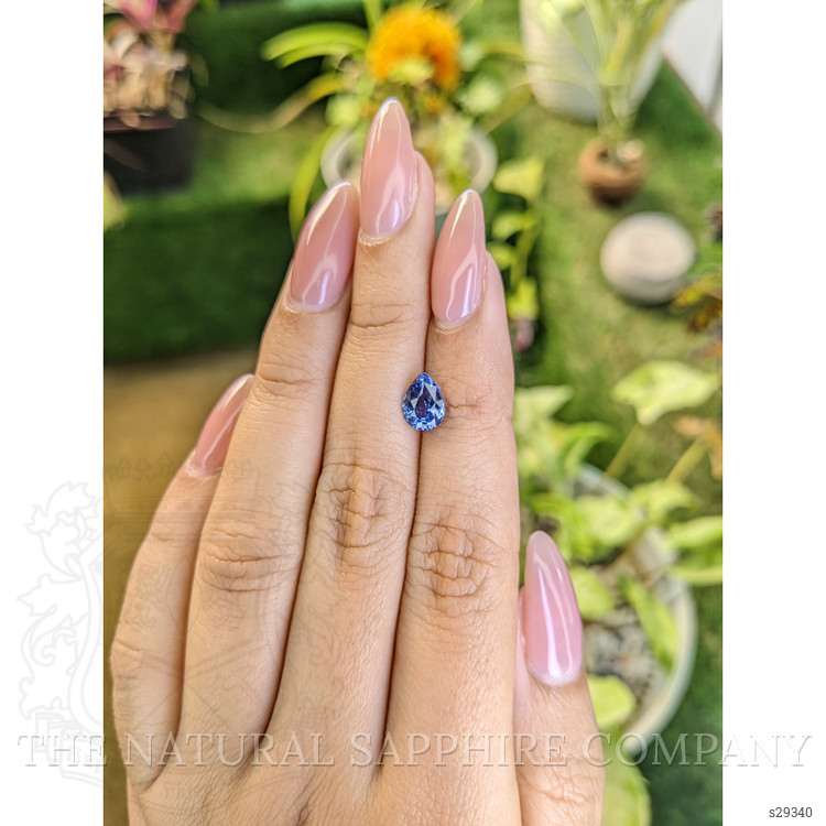 1.62 Ct. Blue Sapphire from Ceylon (Sri Lanka)