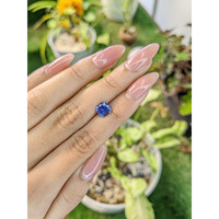 1.64 Ct. Blue Sapphire from Ceylon (Sri Lanka) Life Style