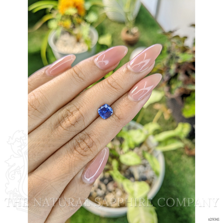 1.64 Ct. Blue Sapphire from Ceylon (Sri Lanka)