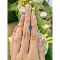 1.64 Ct. Blue Sapphire from Ceylon (Sri Lanka) Life Style